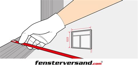 Fenster ausmessen im Neubau — Anleitung .